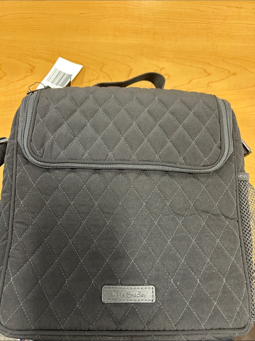 Vera Bradley Quilted Gray Men's Toiletry Organizer